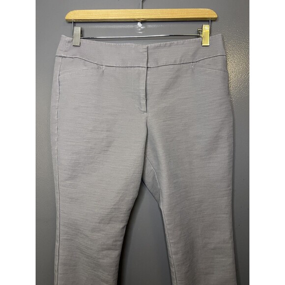Ann Taylor Pants Womens 6P Gray Signature Straight Leg Stretch Dress Work - Picture 2 of 10
